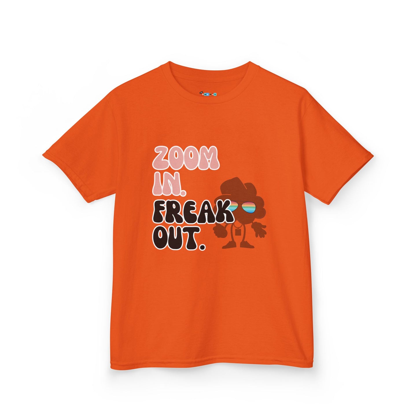 ZOOM IN FREAK OUT Kids' Tee - Cotton