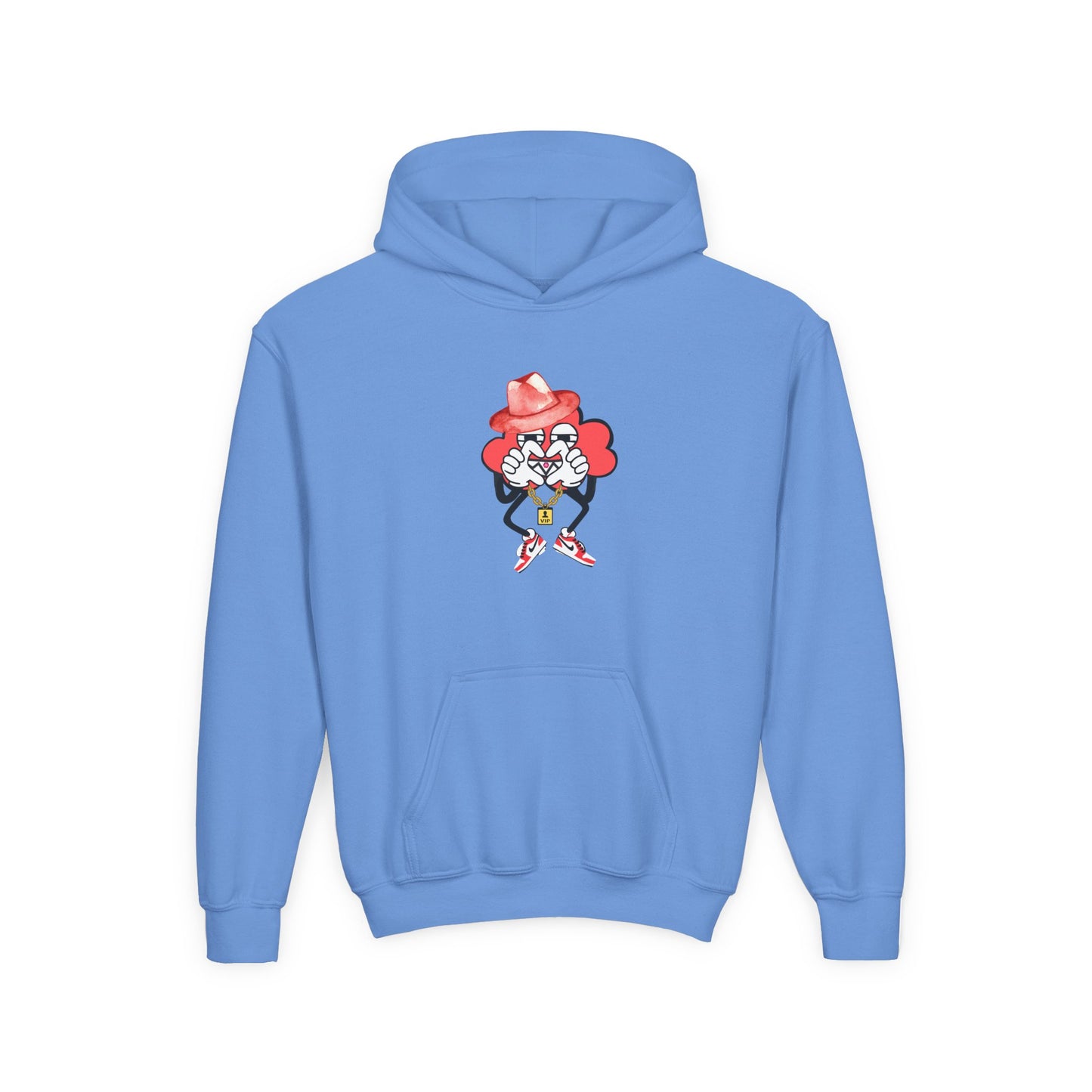 HEART HANDS SQUIDGE HOODIE - Cotton Blend