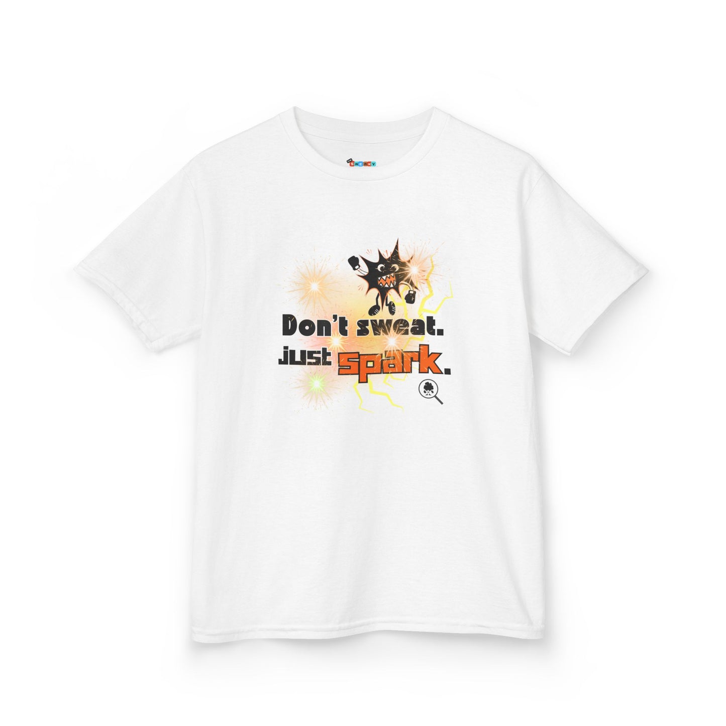 DON'T SWEAT JUST SPARK Kid's Tee - Cotton