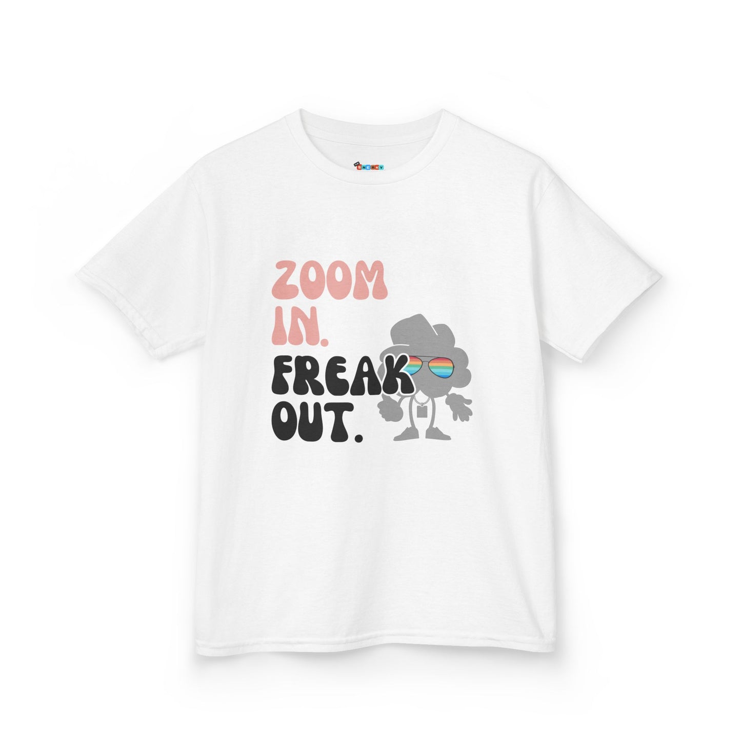 ZOOM IN FREAK OUT Kids' Tee - Cotton