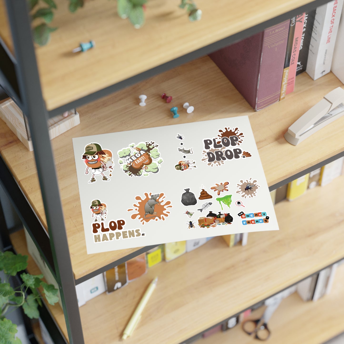Ultimate PLOP DROP STICKER SHEET