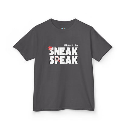 FLUENT IN SNEAKSPEAK Kid's Tee - Cotton