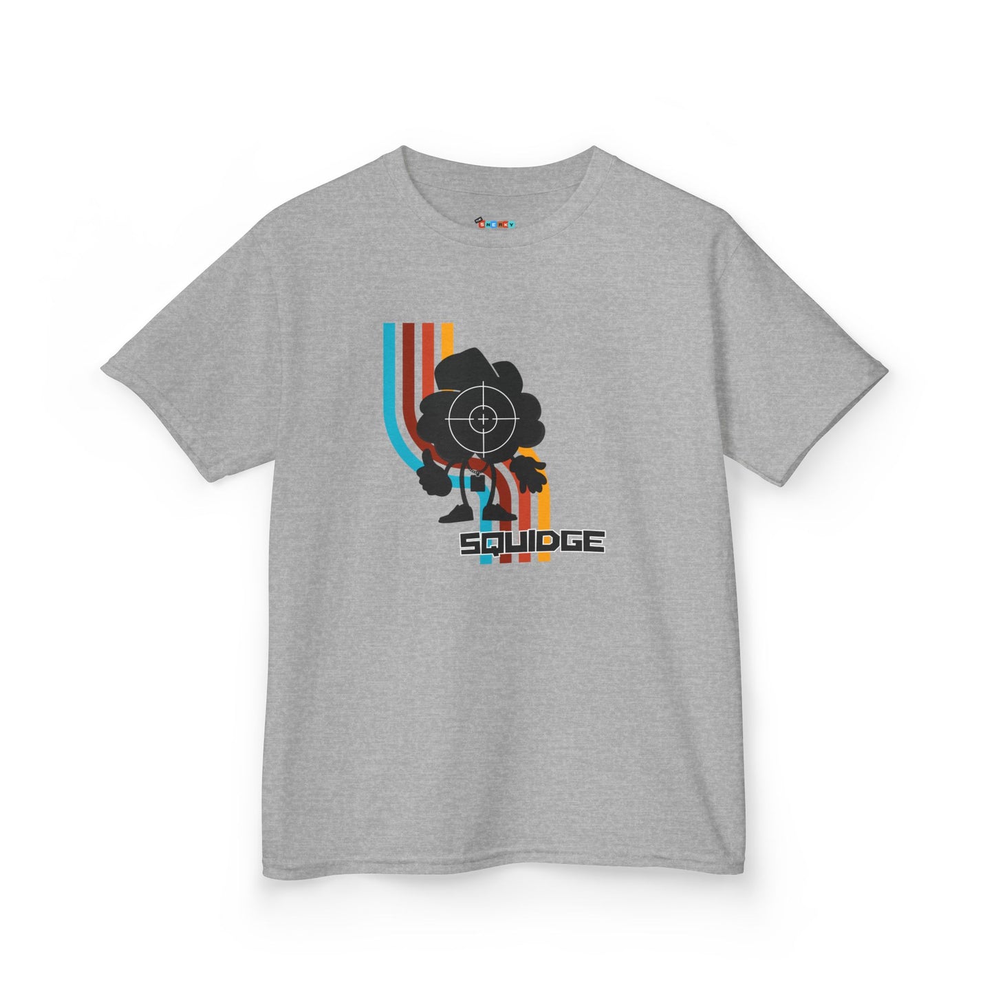 RAINBOW WAVE SQUIDGE Kid's Tee - Cotton