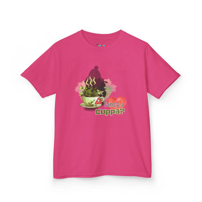 FANCY A CUPPA? Kid's Tee - Cotton
