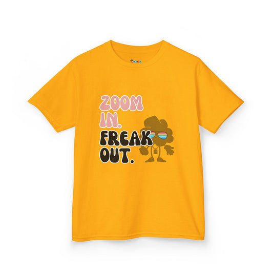 ZOOM IN FREAK OUT Kids' Tee - Cotton