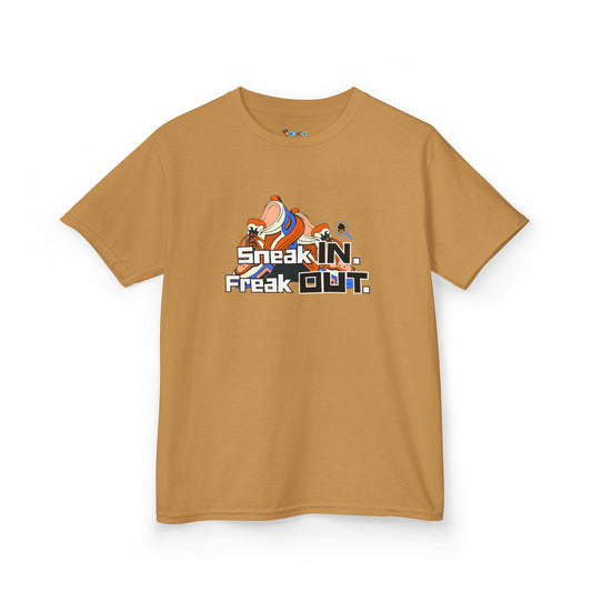 SNEAK IN. FREAK OUT. Kid's Tee - Cotton