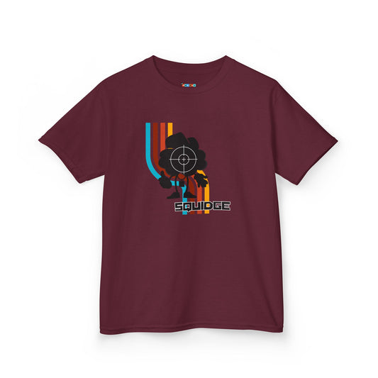 RAINBOW WAVE SQUIDGE Kid's Tee - Cotton