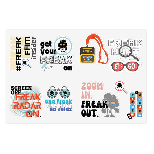 Ultimate FREAKIVERSE CODE STICKER SHEET