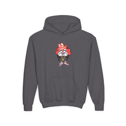HEART HANDS SQUIDGE HOODIE - Cotton Blend