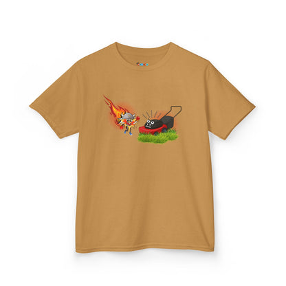 WALLYBANG VS MOWER Kid's Tee - Cotton
