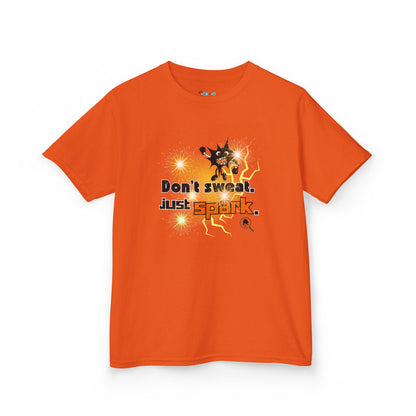 DON'T SWEAT JUST SPARK Kid's Tee - Cotton