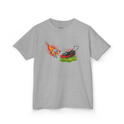 WALLYBANG VS MOWER Kid's Tee - Cotton