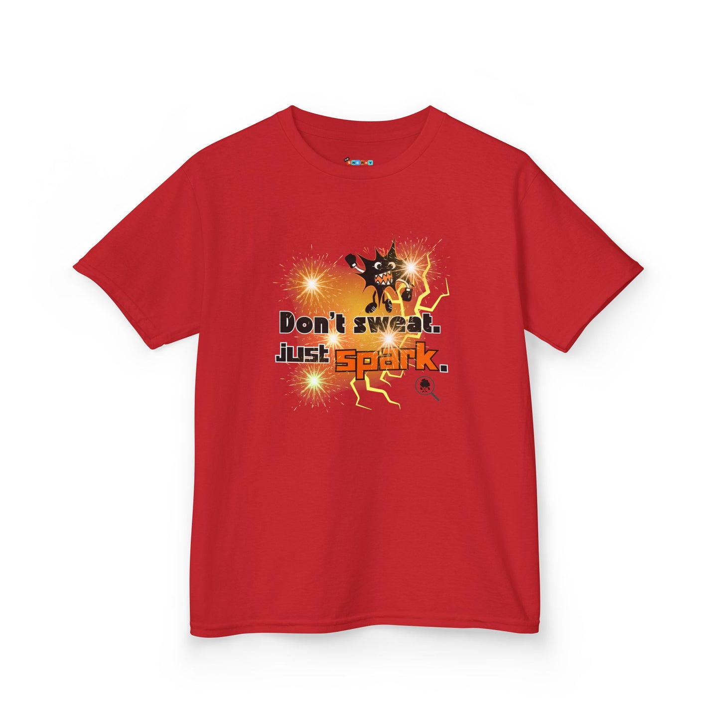 DON'T SWEAT JUST SPARK Kid's Tee - Cotton