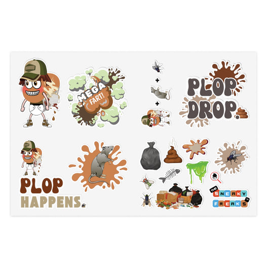 Ultimate PLOP DROP STICKER SHEET