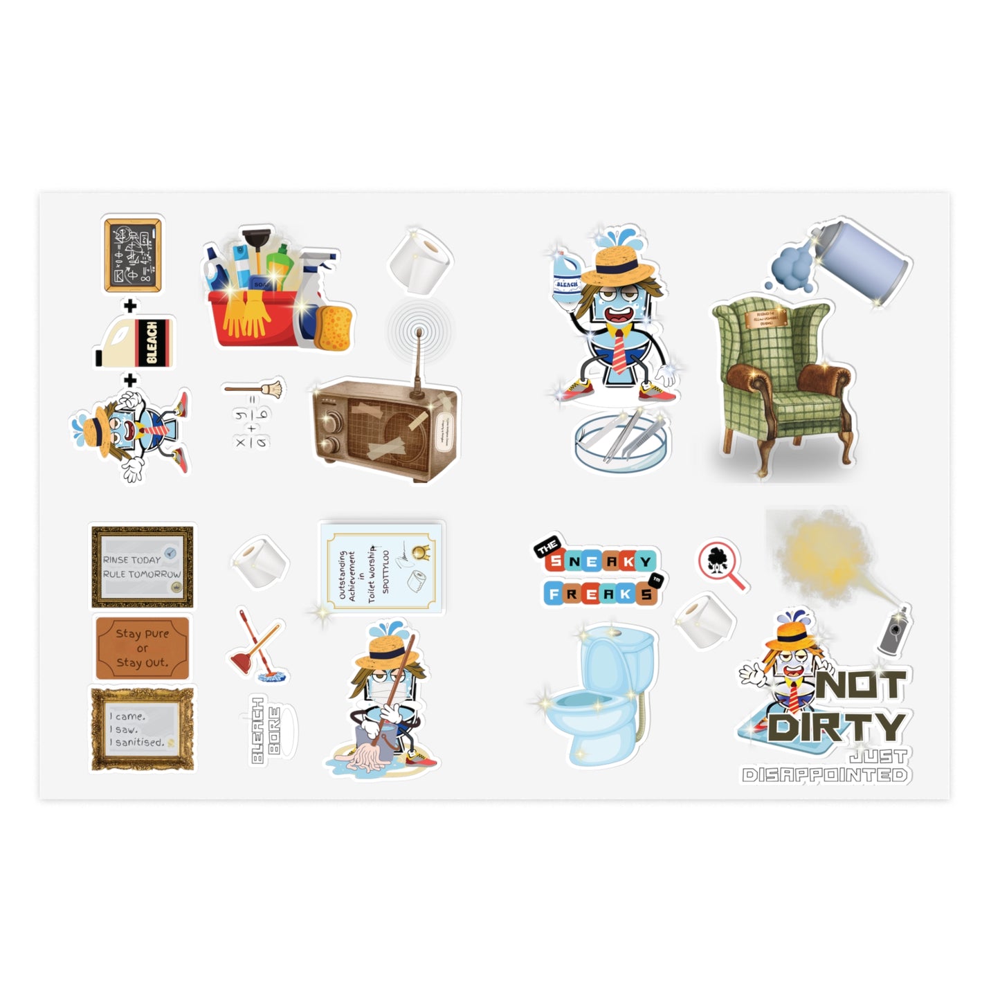 Ultimate POTTYBOO STICKER SHEET