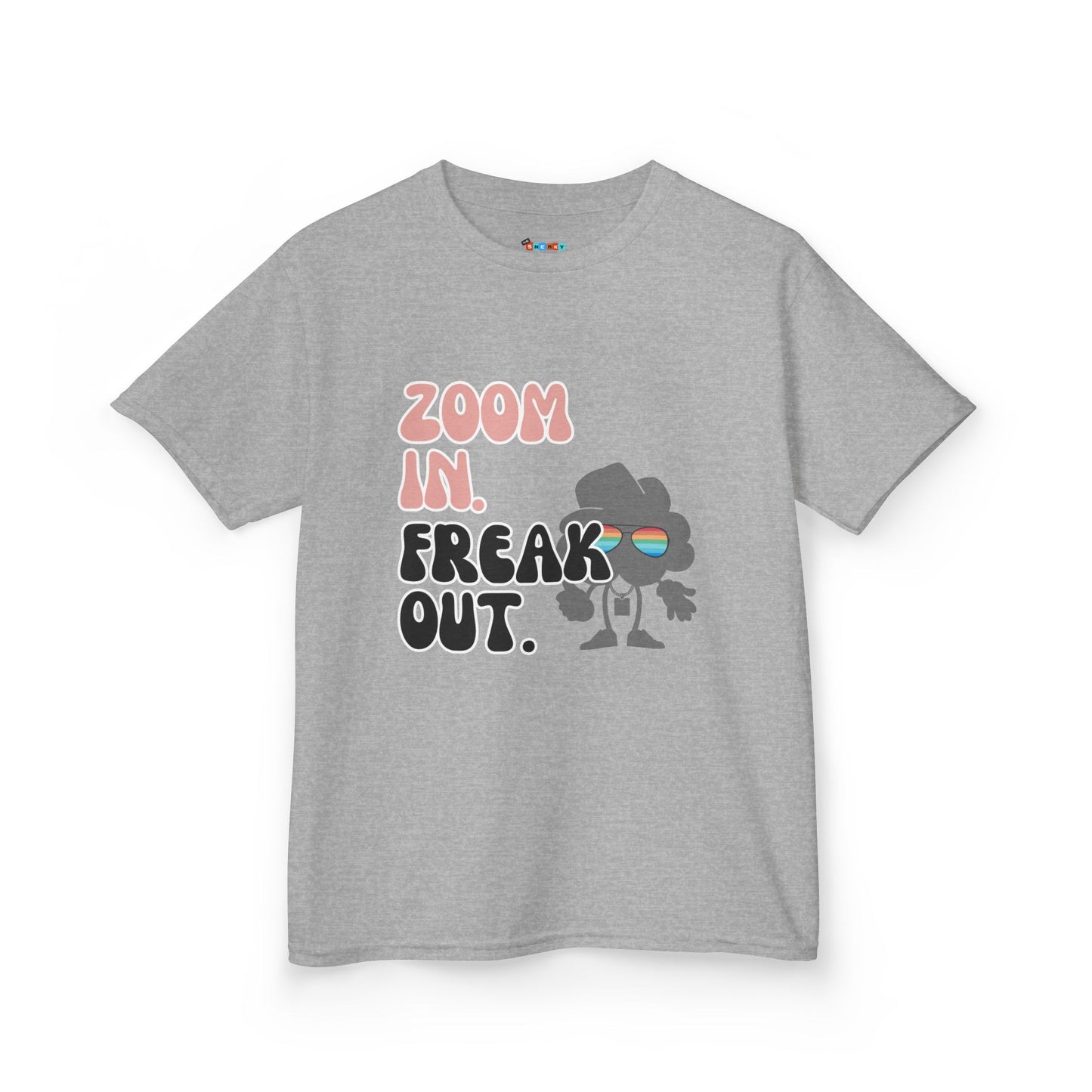ZOOM IN FREAK OUT Kids' Tee - Cotton
