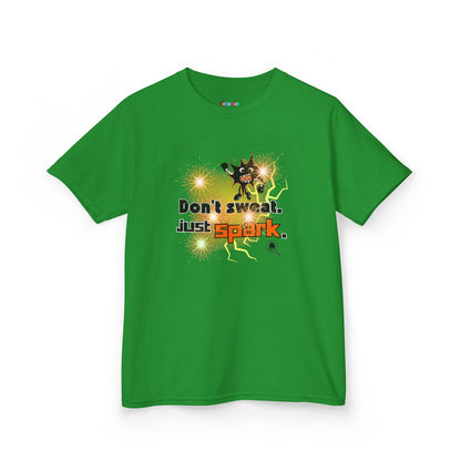 DON'T SWEAT JUST SPARK Kid's Tee - Cotton