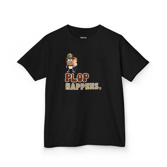 PLOP HAPPENS Kids' Tee - Cotton