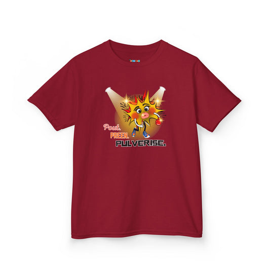POUT. PREEN. PULVERISE. Kid's Tee - Cotton