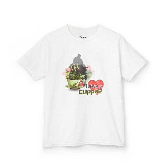 FANCY A CUPPA? Kid's Tee - Cotton