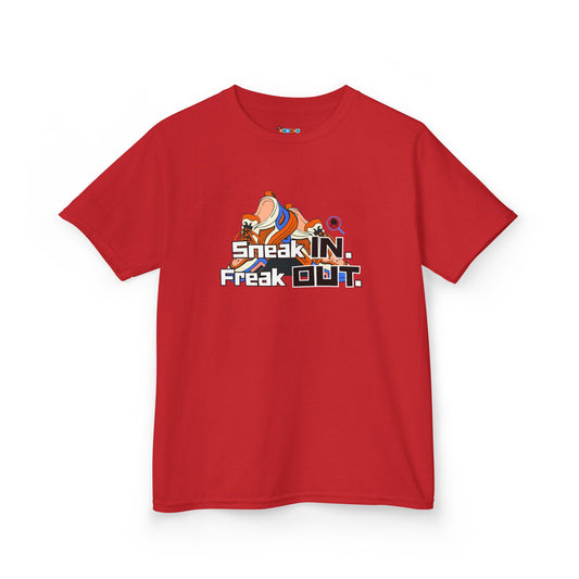 SNEAK IN. FREAK OUT. Kid's Tee - Cotton