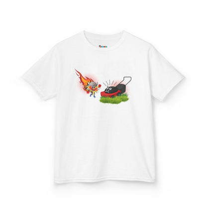 WALLYBANG VS MOWER Kid's Tee - Cotton