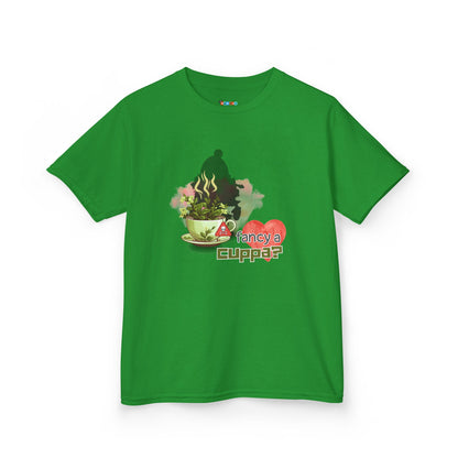 FANCY A CUPPA? Kid's Tee - Cotton