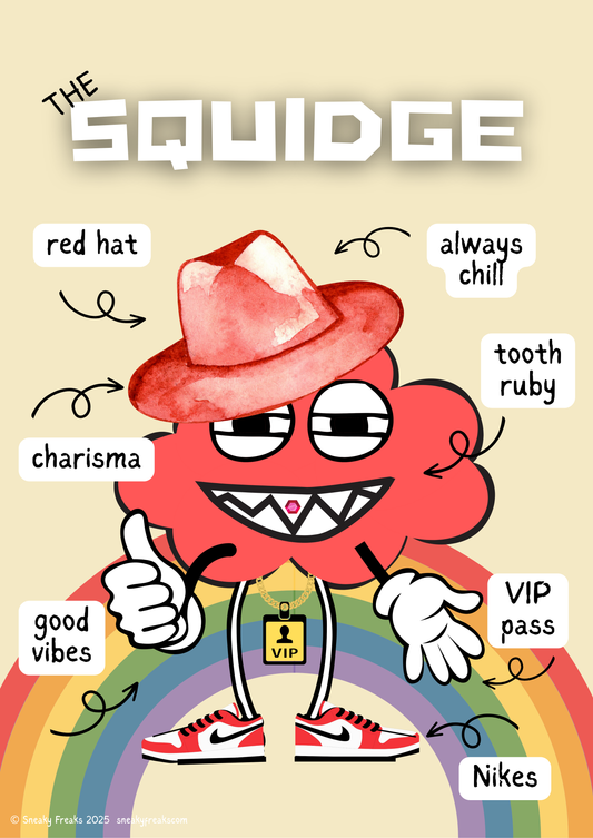 Freaky Printable - Squidge Breakdown Mini-Poster (A4)